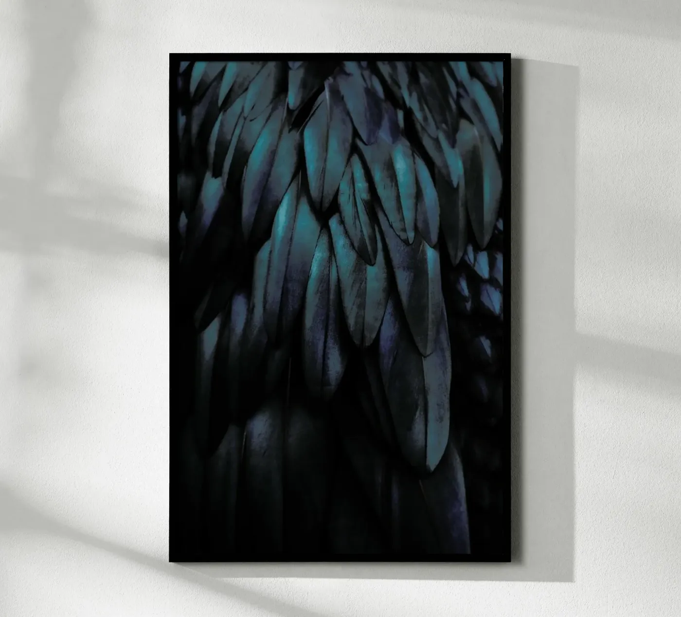 Dark Feathers poster by Monika Strigel