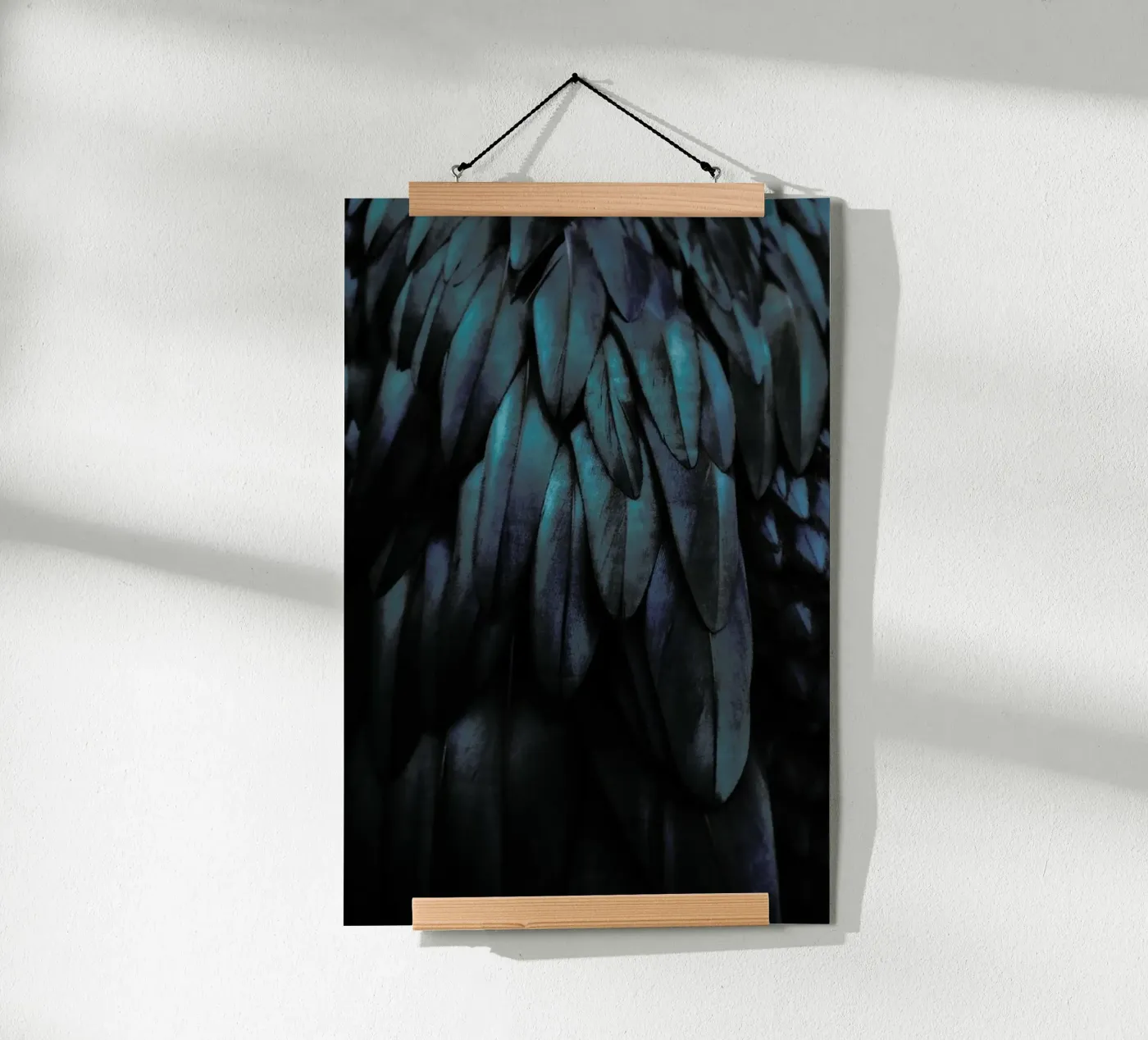 Dark Feathers poster by Monika Strigel