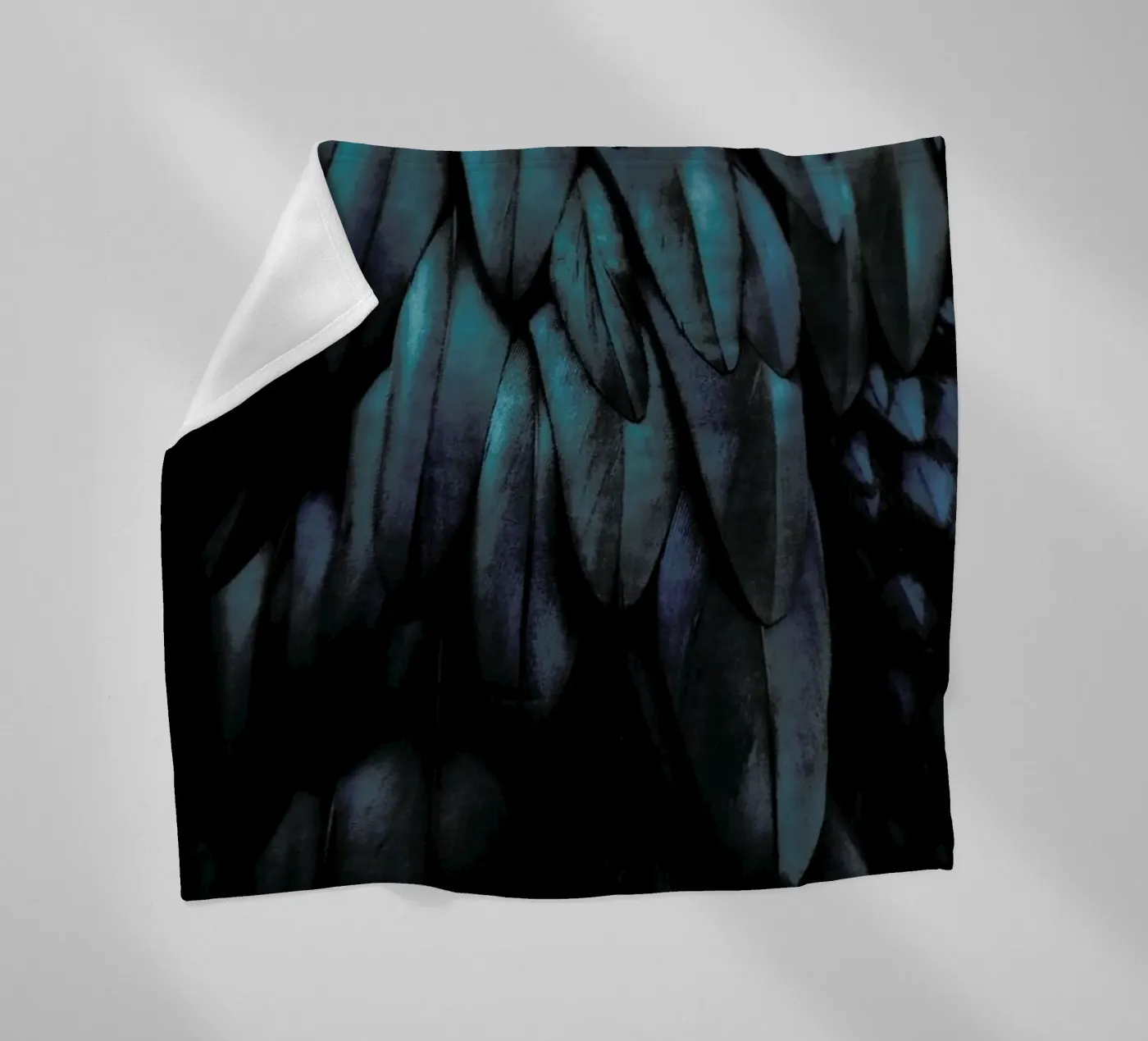 Dark Feathers fleecedeken van Monika Strigel