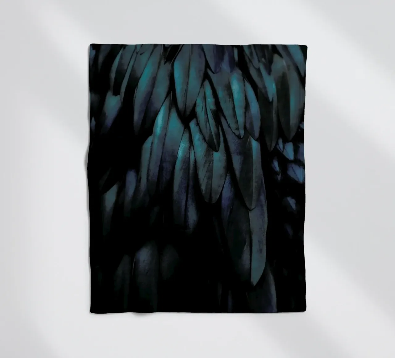 Dark Feathers coperta in pile da Monika Strigel