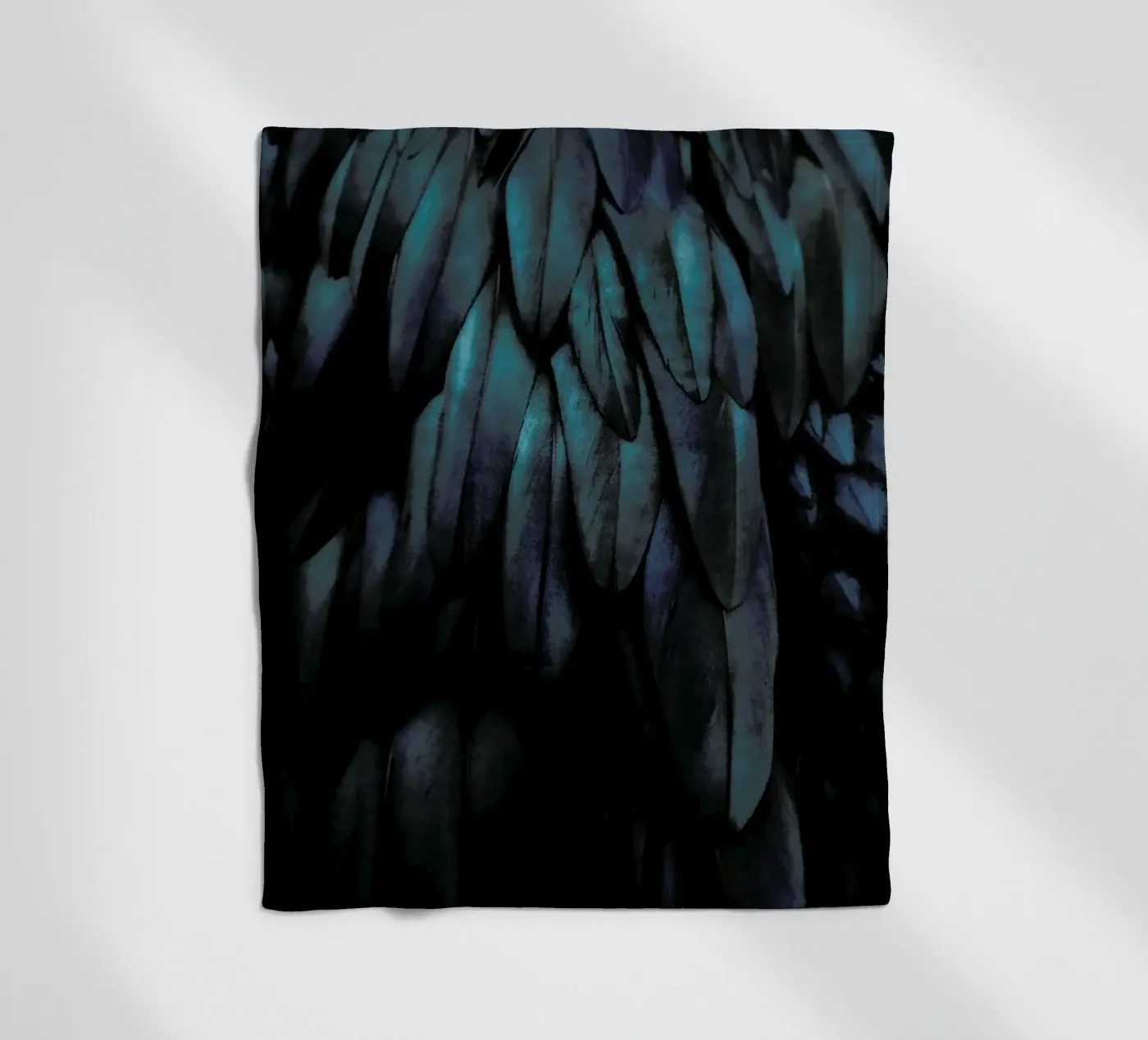 Dark Feathers fleecedeken van Monika Strigel