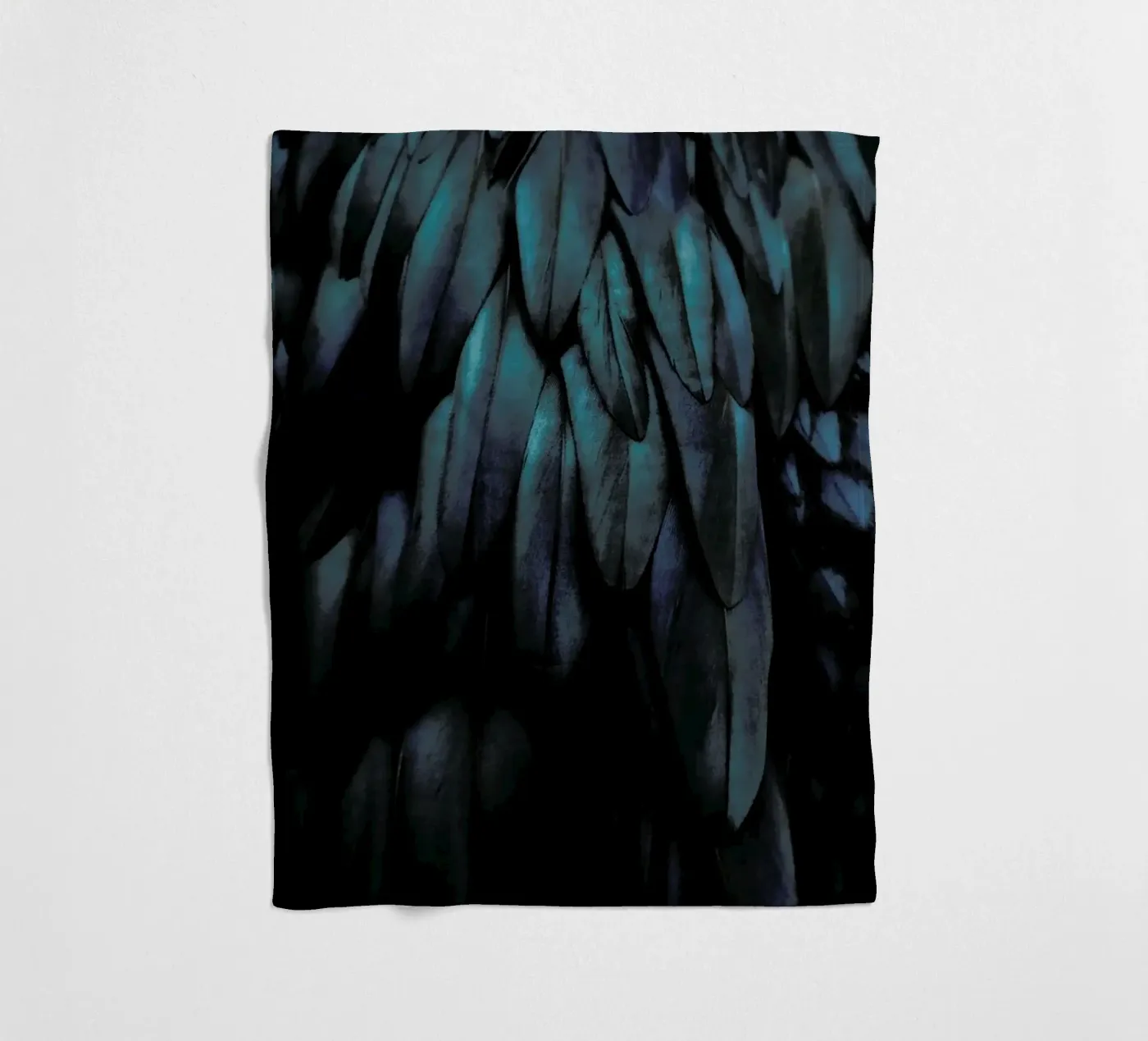 Dark Feathers fleecedeken van Monika Strigel