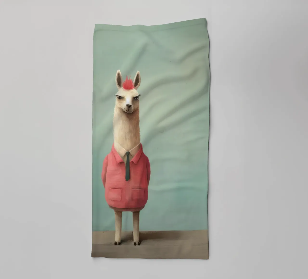 Fiamma minima 2 asciugamano da bagno da Minimal Animal Art