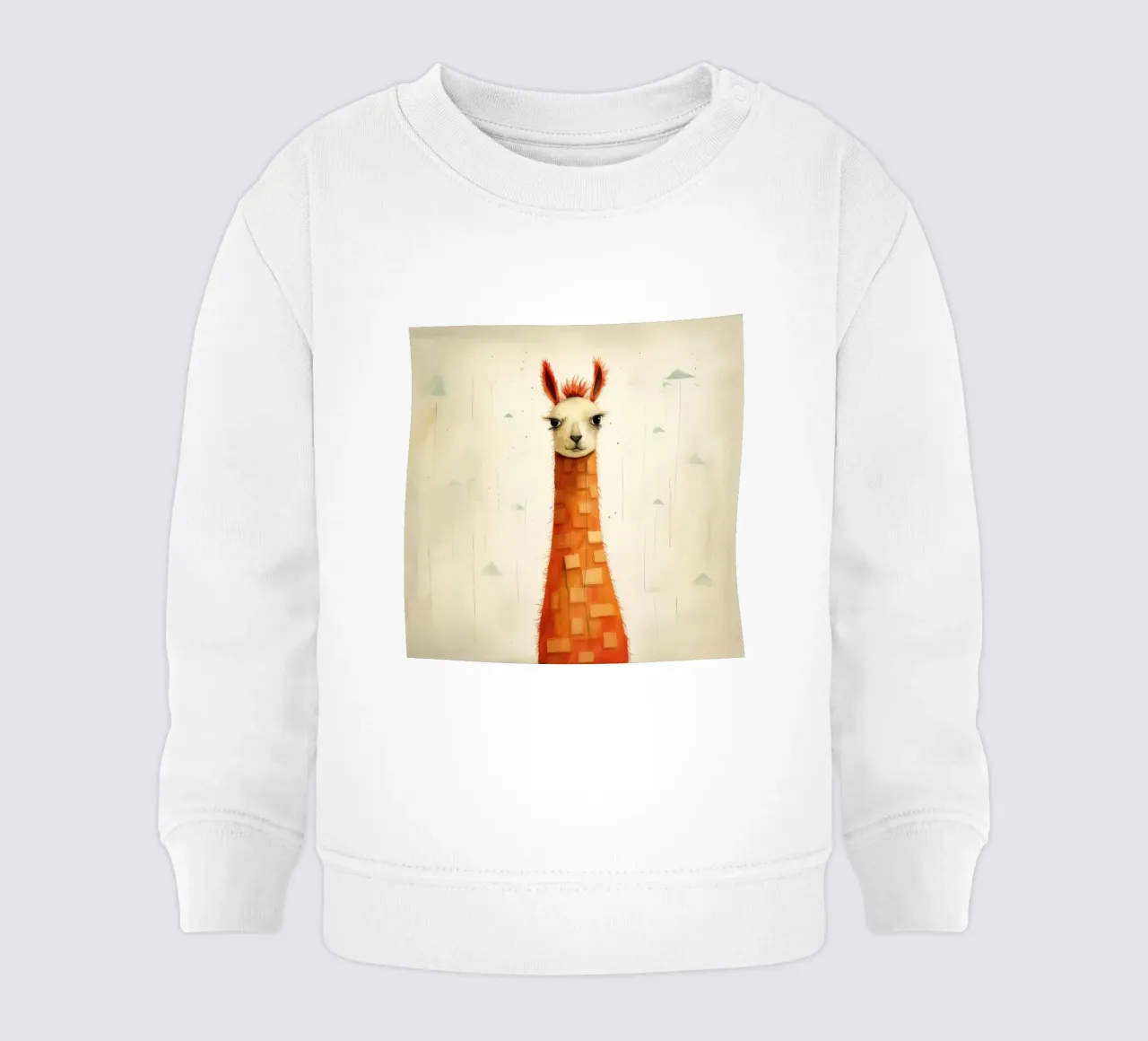 Fiamma minima 3 felpa neonato da Minimal Animal Art