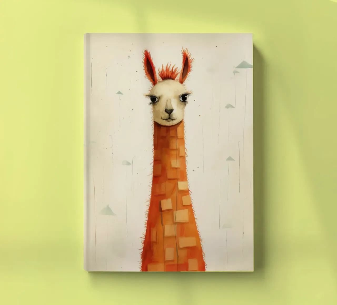 Minimal Flame 3 notebook by Minimal Animal Art