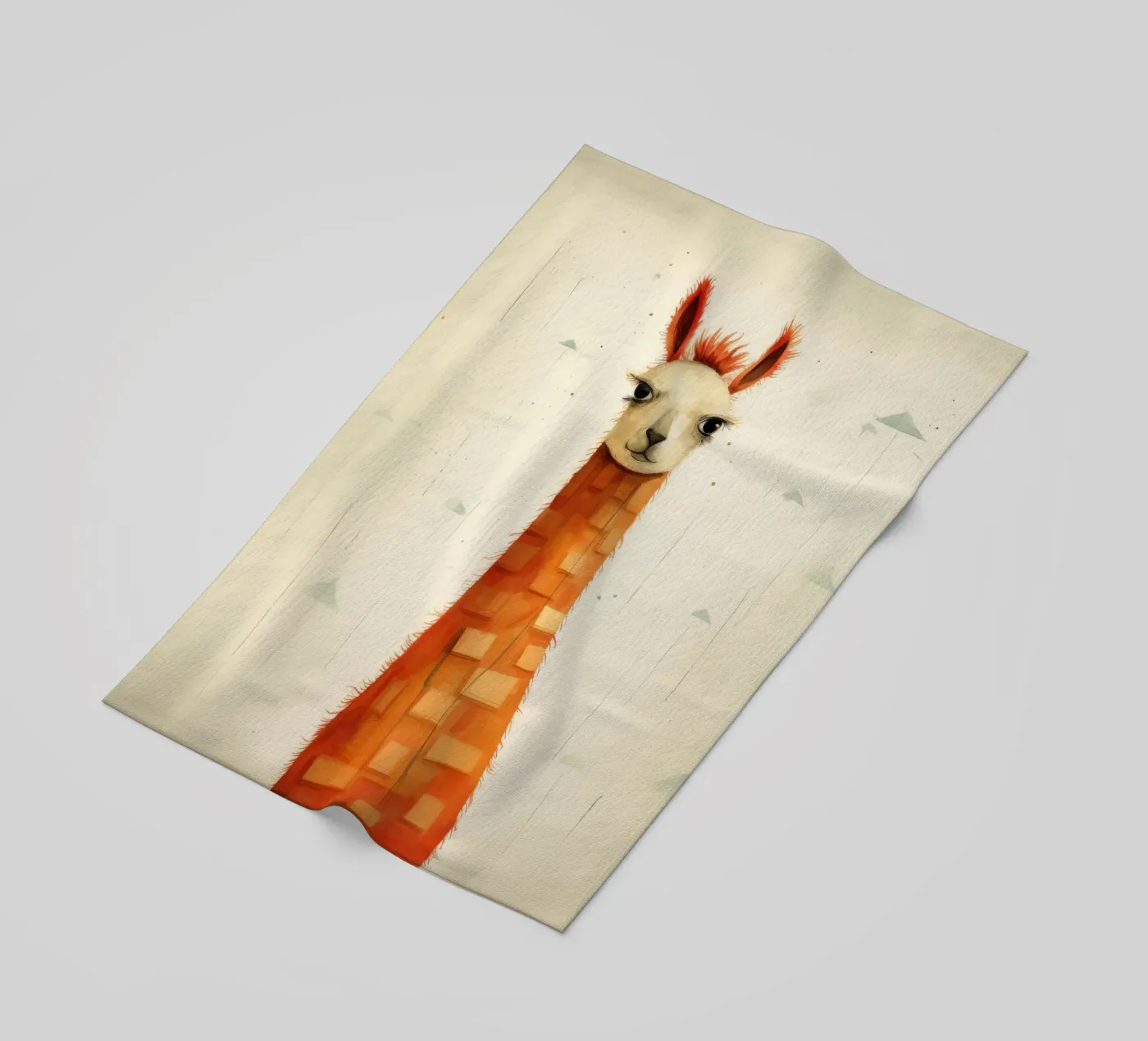 Minimal Llama telo mare da Minimal Animal Art