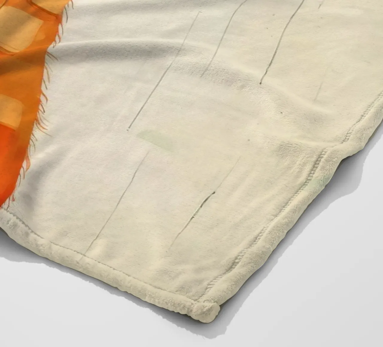 Minimal Flame 3 fleece blanket by Minimal Animal Art