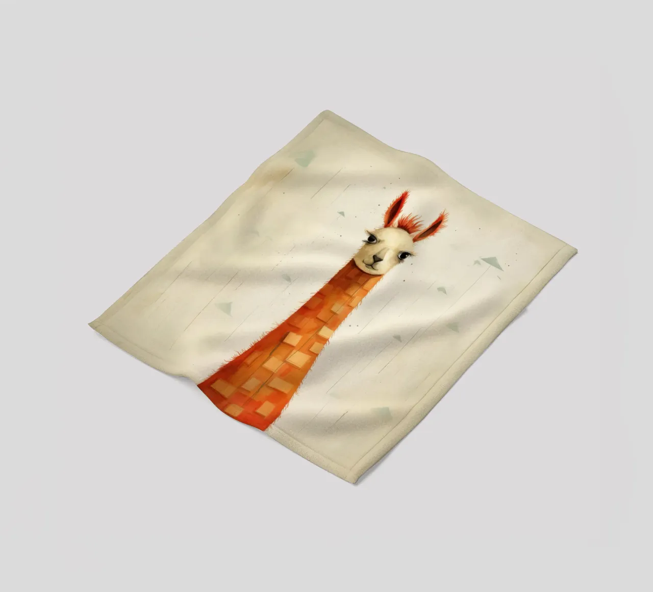 Minimal Flame 3 fleece blanket by Minimal Animal Art