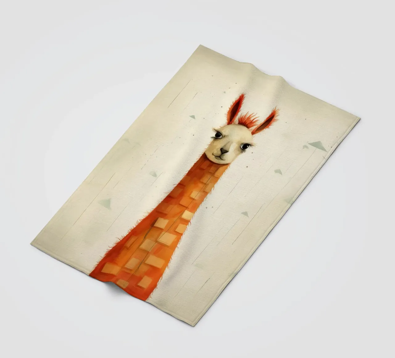 Minimal Flame 3 fleece blanket by Minimal Animal Art