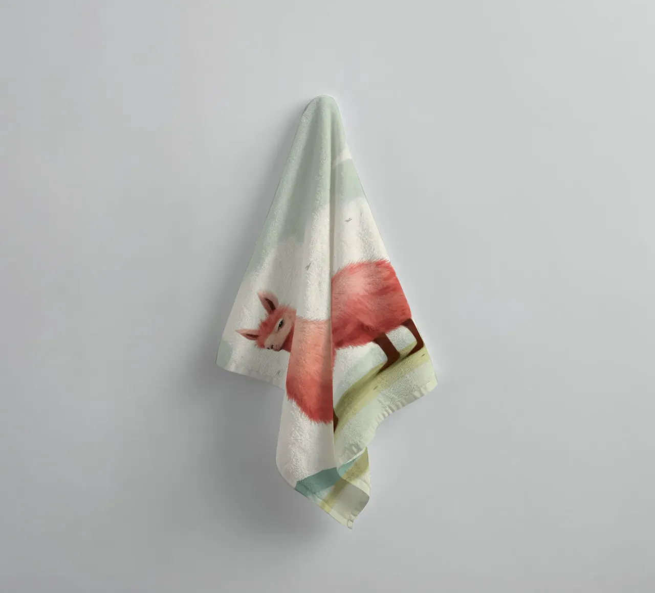 Fiamma minima 4 asciugamano da bagno da Minimal Animal Art