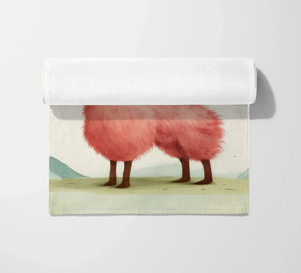 Fiamma minima 4 telo mare da Minimal Animal Art