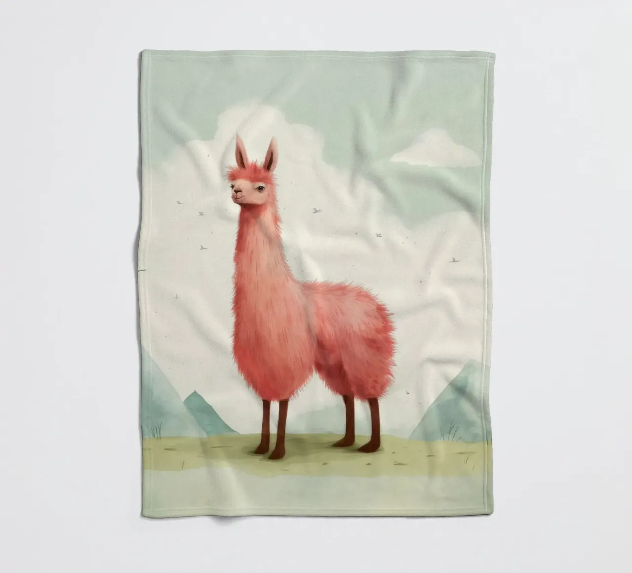 Fiamma minima 4 coperta in pile da Minimal Animal Art