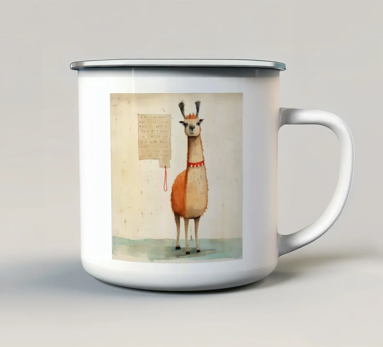 Fiamma minima 1 tazza in smalto da Minimal Animal Art