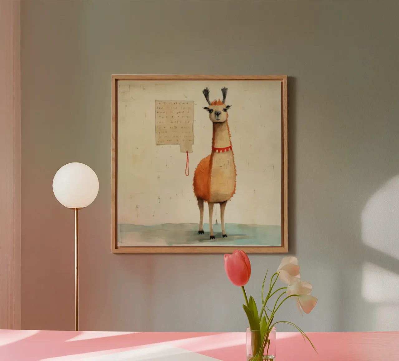 Fiamma minima 1 alluminio dibond da Minimal Animal Art