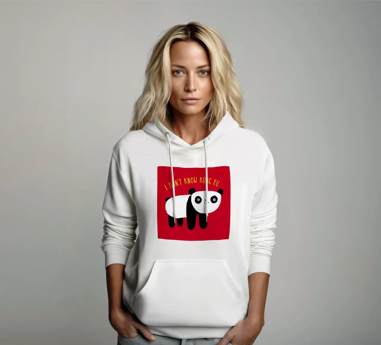 Regular Panda felpa con cappuccio da DinoMike