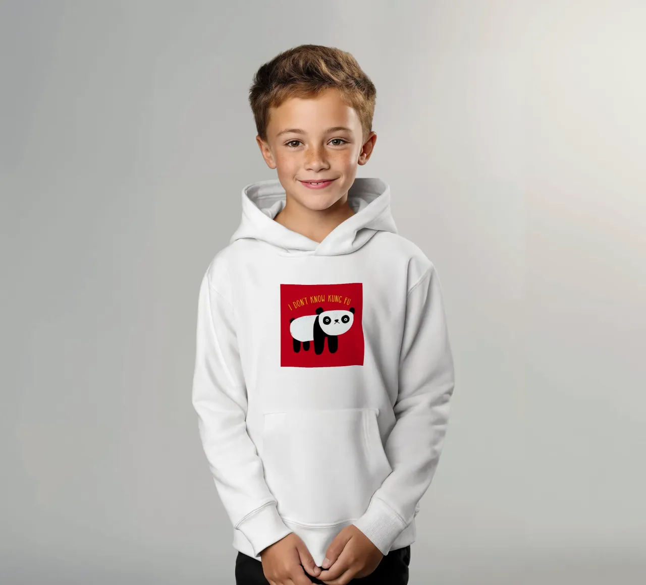 Regular Panda felpa bambino con cappuccio da DinoMike