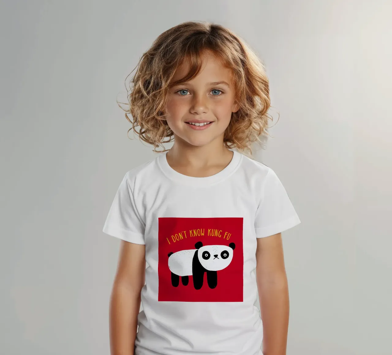 Regular Panda kinder t-shirt van DinoMike