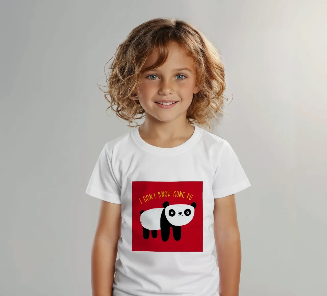 Regular Panda kinder t-shirt van DinoMike