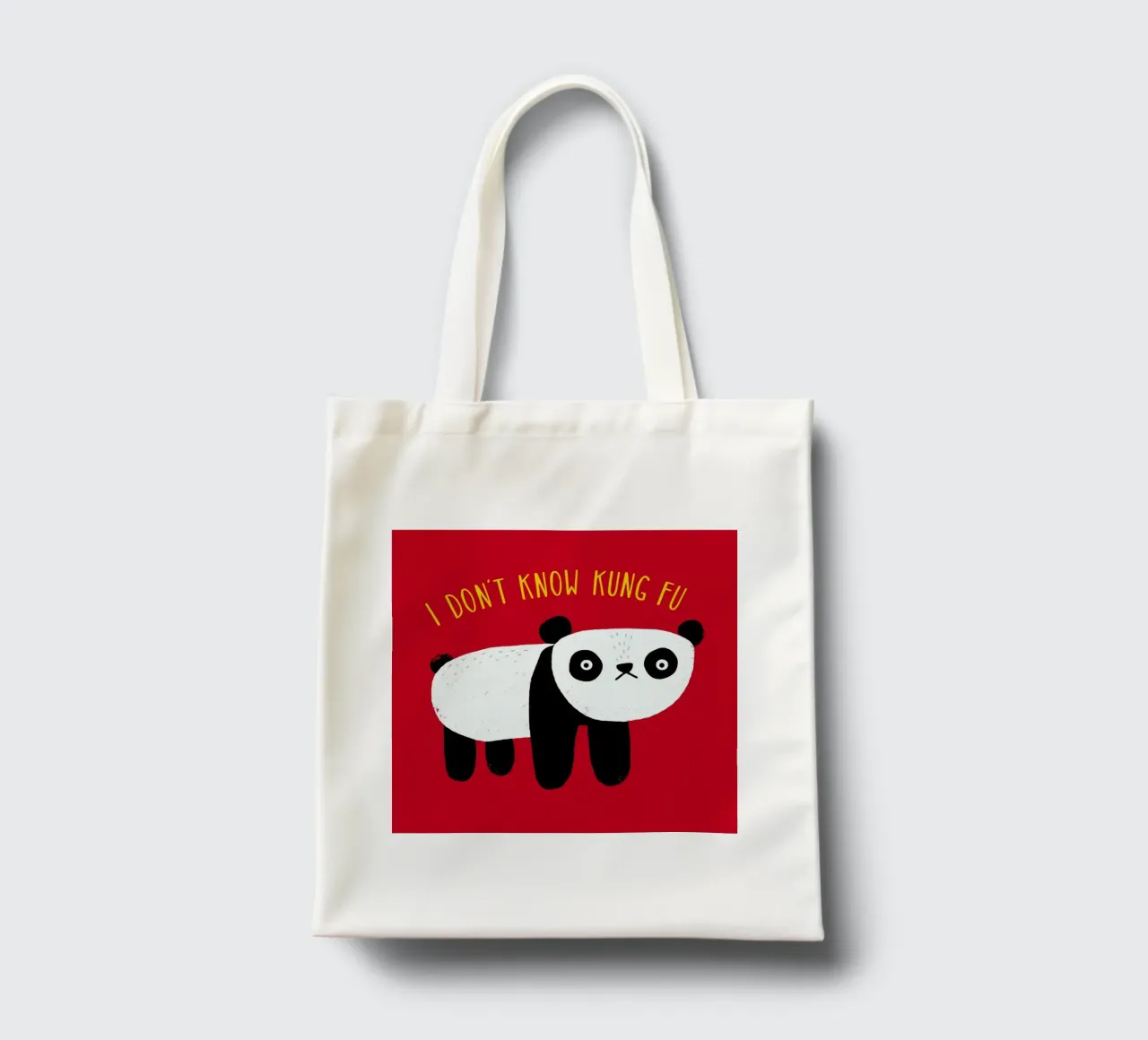 Regular Panda borsa in juta da DinoMike