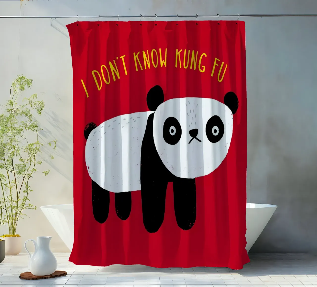 Regular Panda tenda da doccia da DinoMike