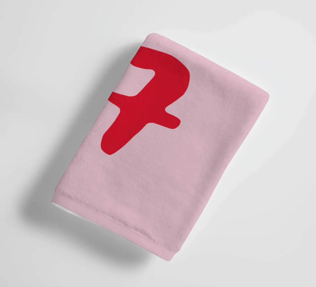 Geburtstag Geburtsjahr Rosa Rot towel by WORTSPIEL