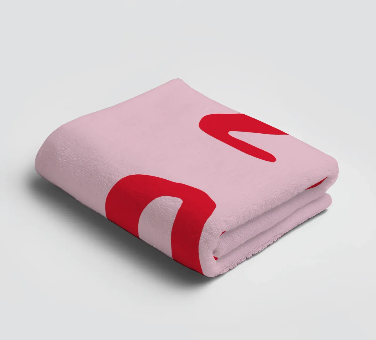Geburtstag Geburtsjahr Rosa Rot towel by WORTSPIEL