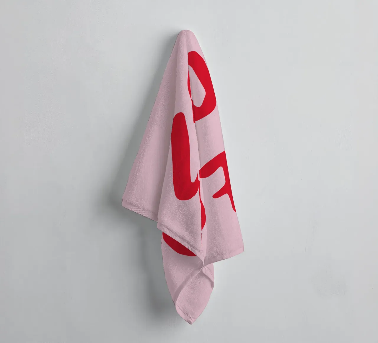 Geburtstag Geburtsjahr Rosa Rot towel by WORTSPIEL