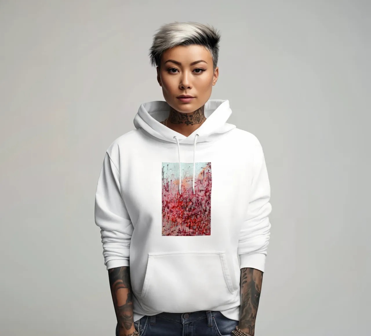 Falling sudadera con capucha de József Gábos