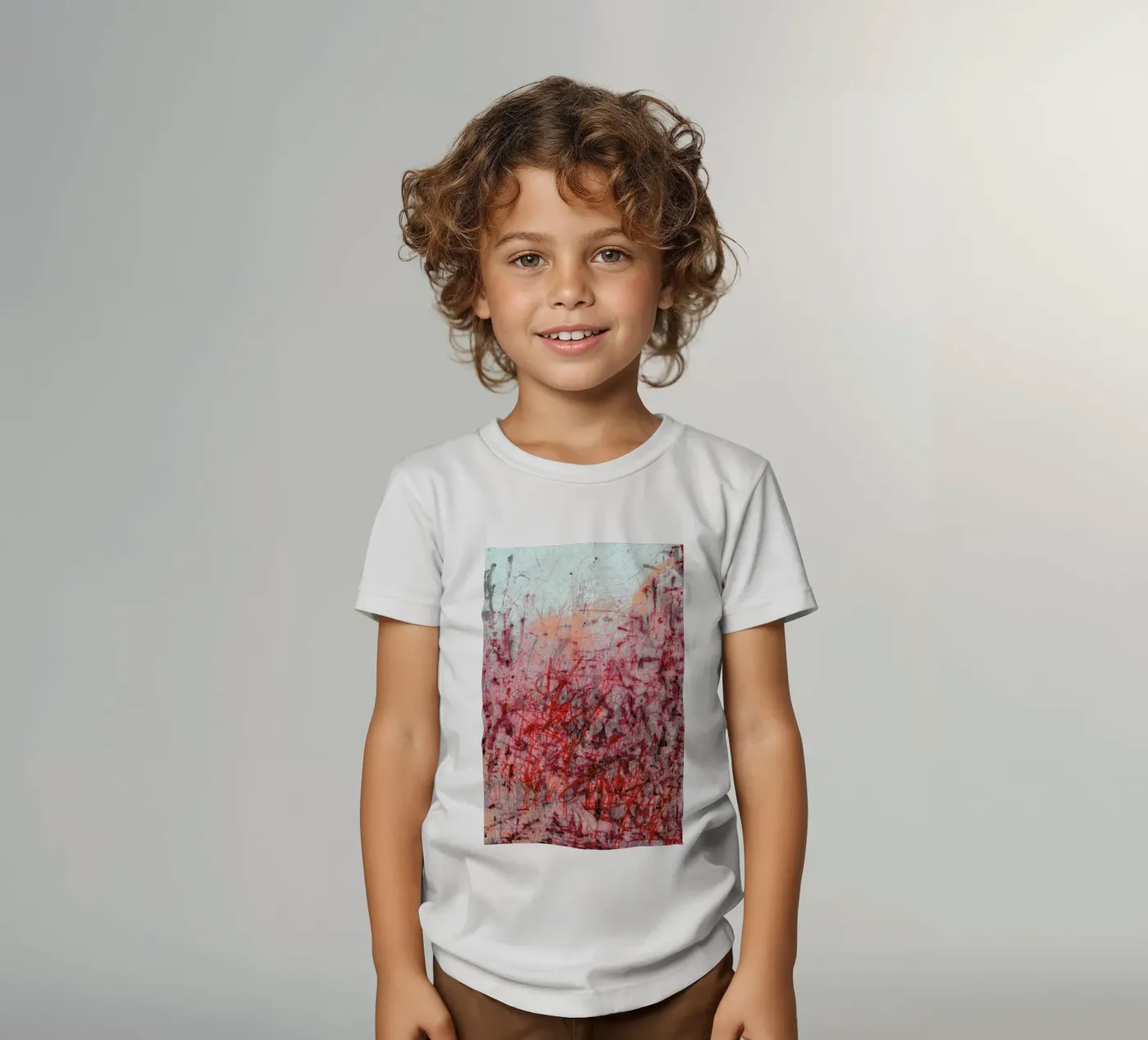 Falling kinder t-shirt van József Gábos