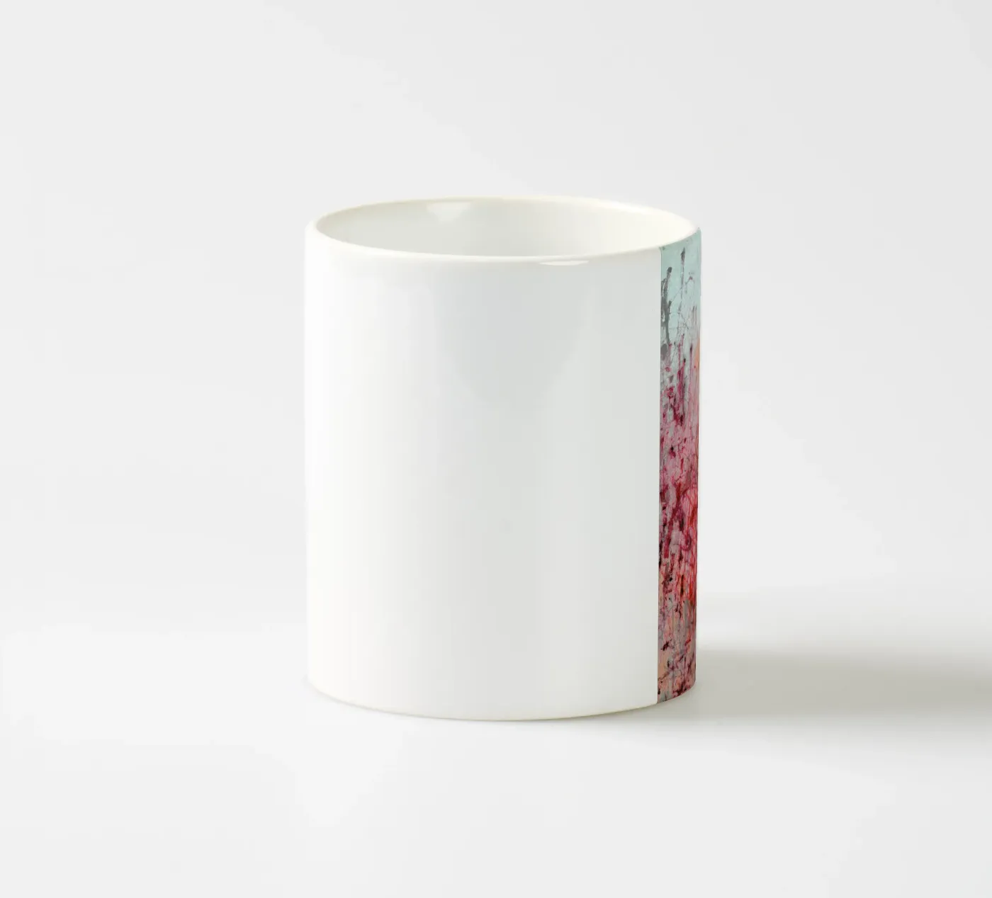 Falling ceramic mug by József Gábos
