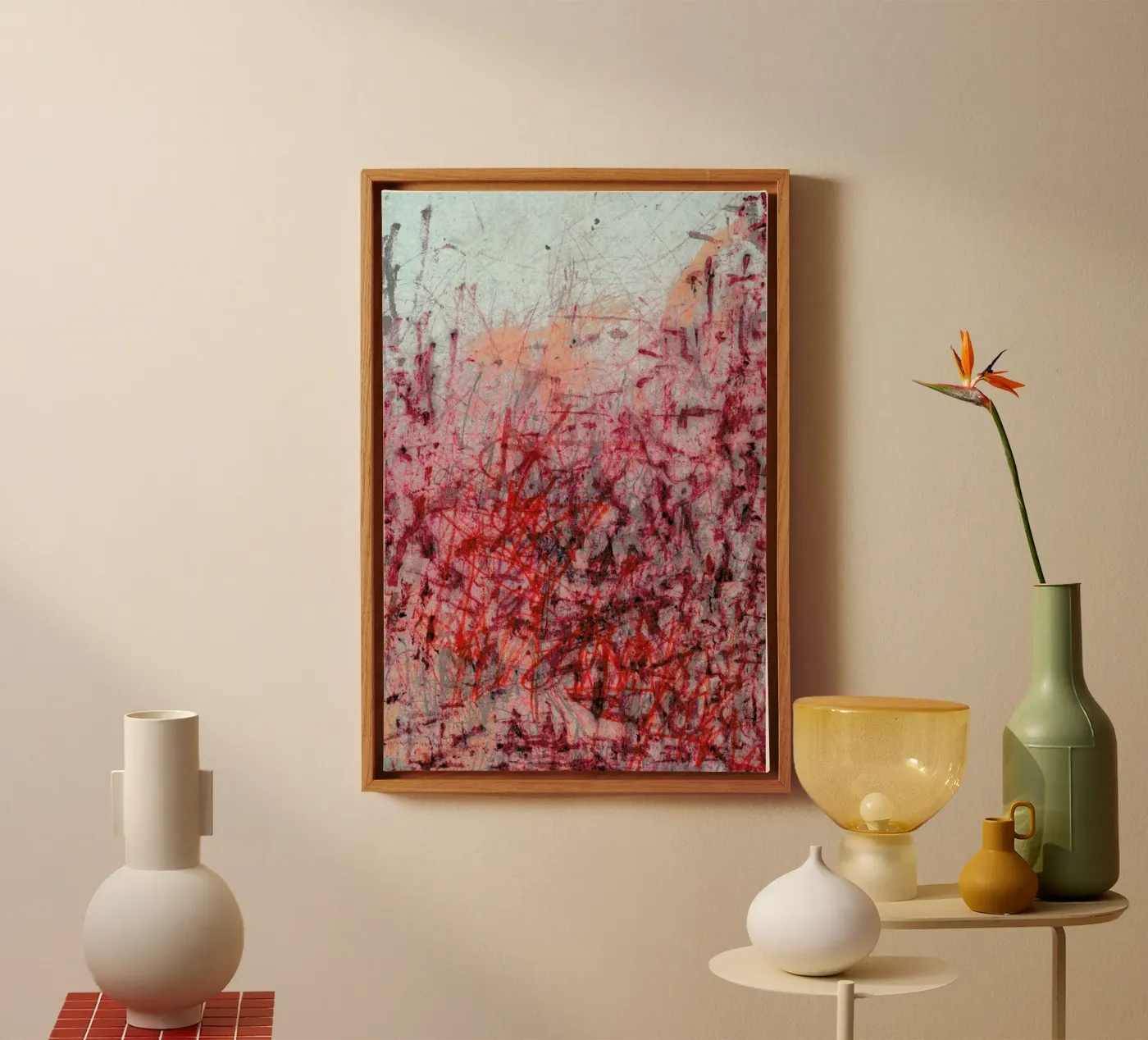 Falling canvas by József Gábos