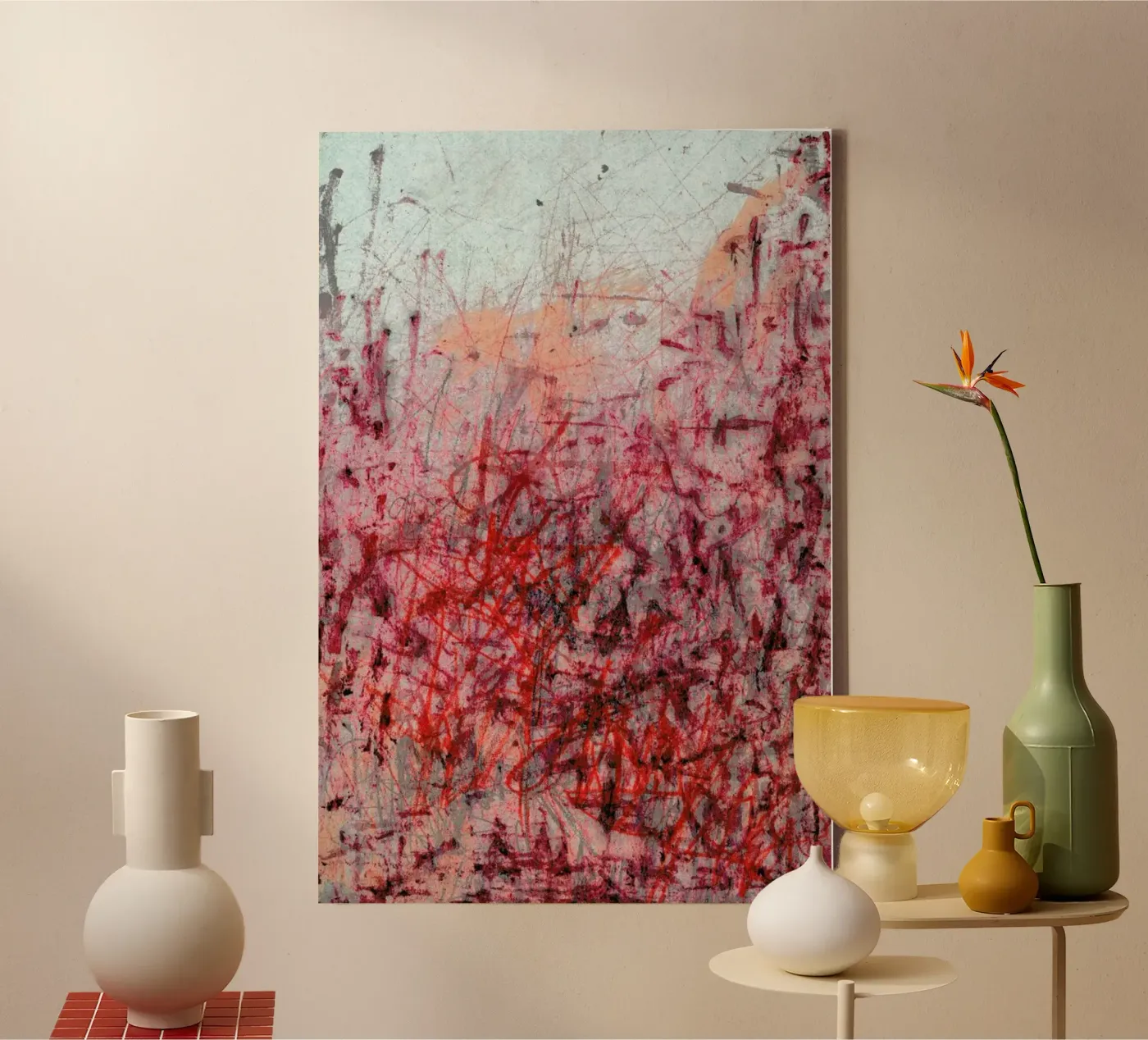 Falling canvas by József Gábos