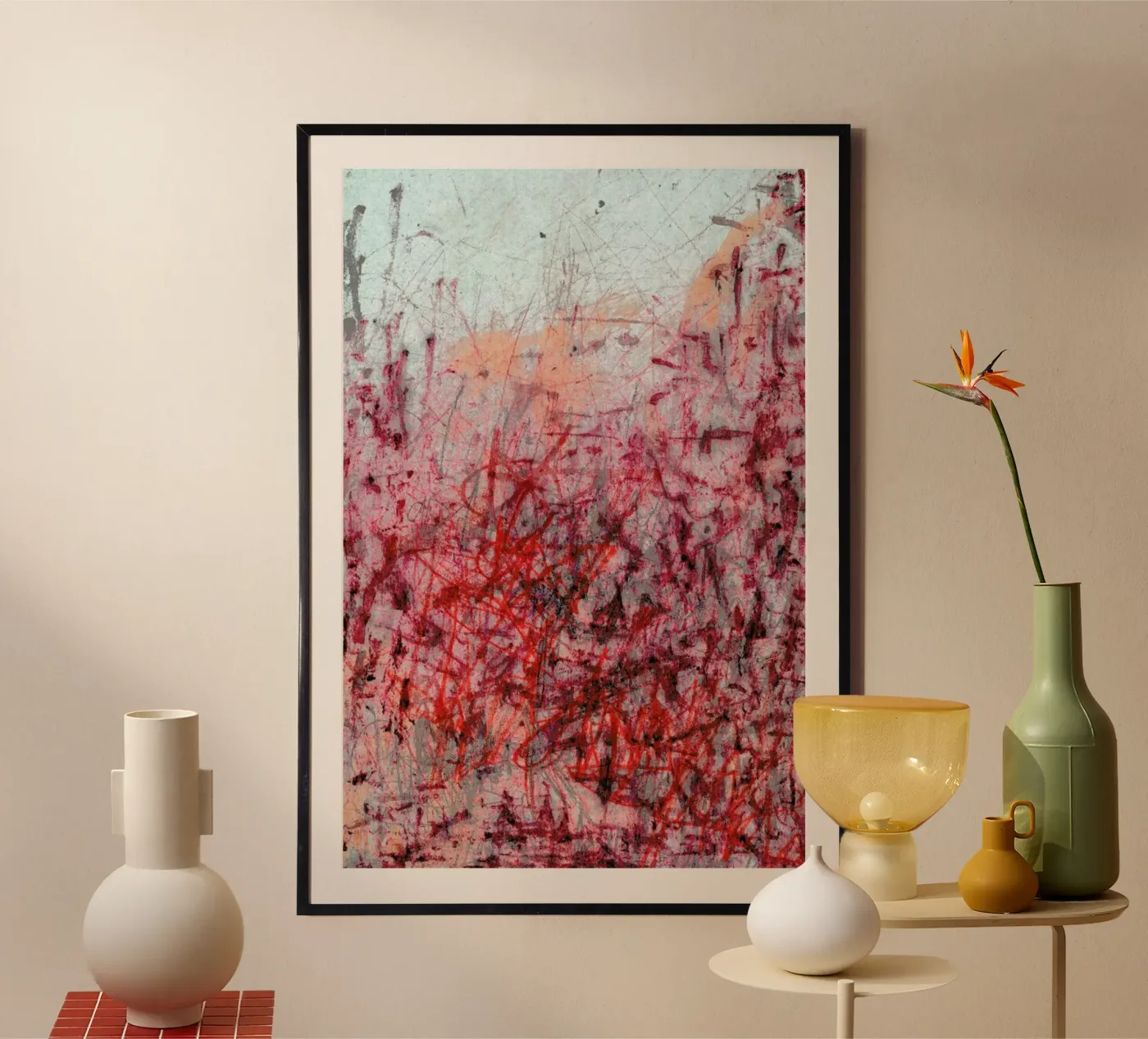 Falling Poster von József Gábos