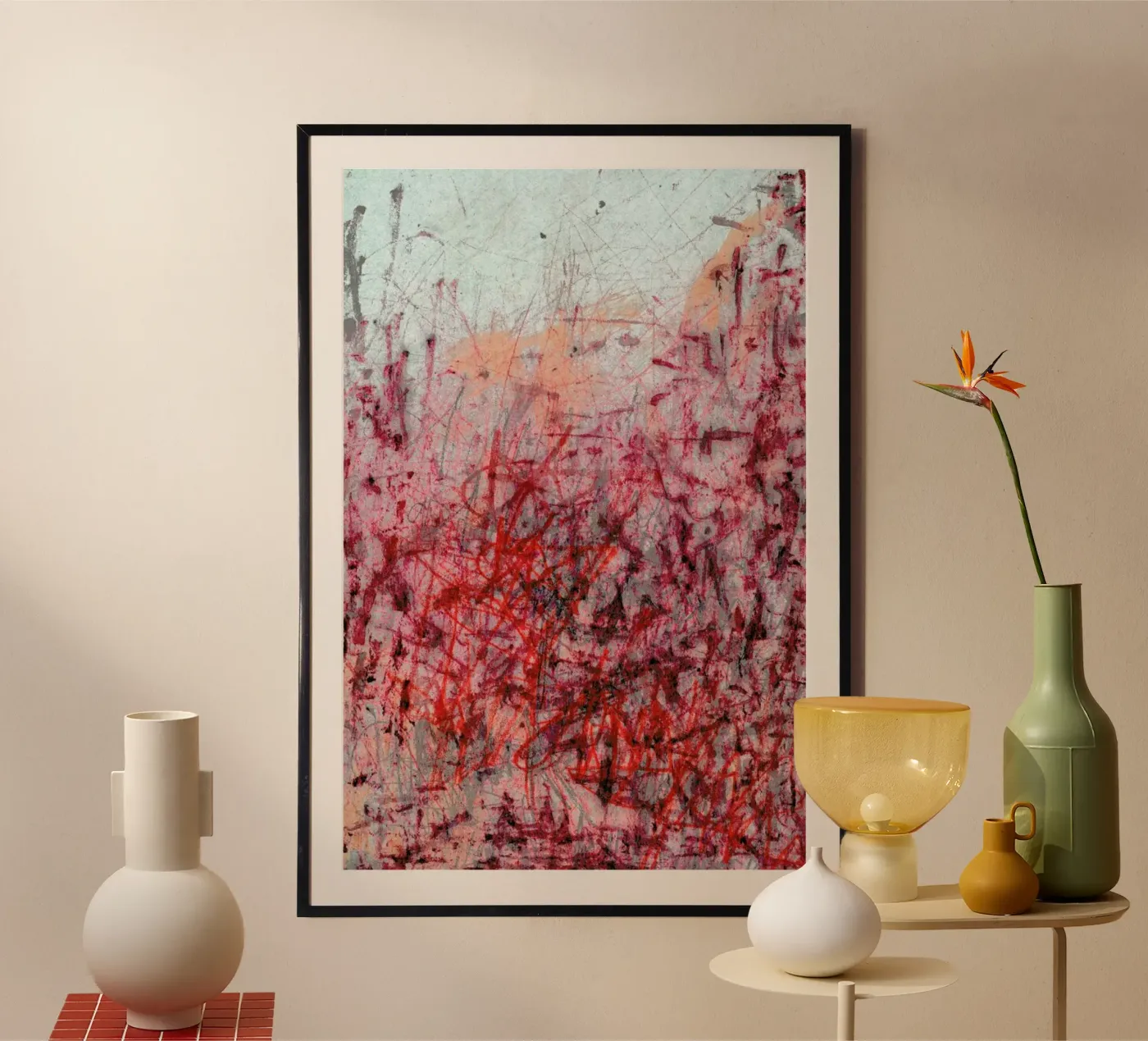 Falling poster by József Gábos