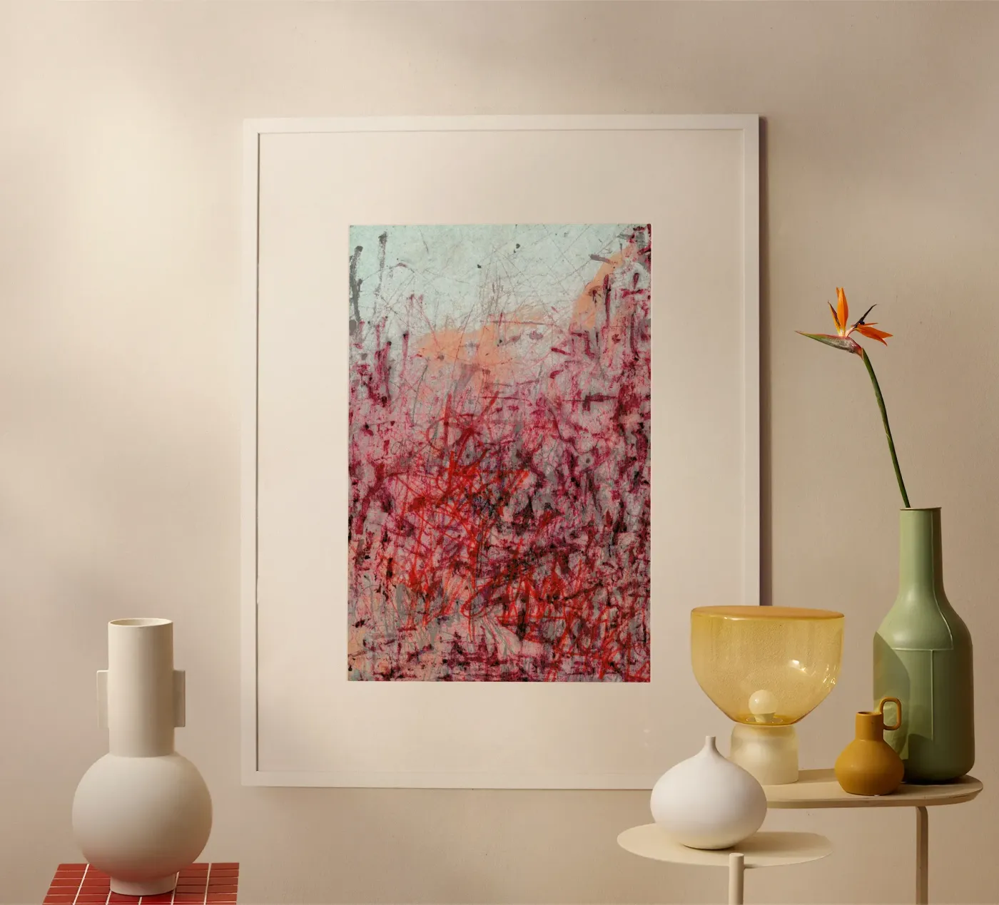 Falling poster by József Gábos