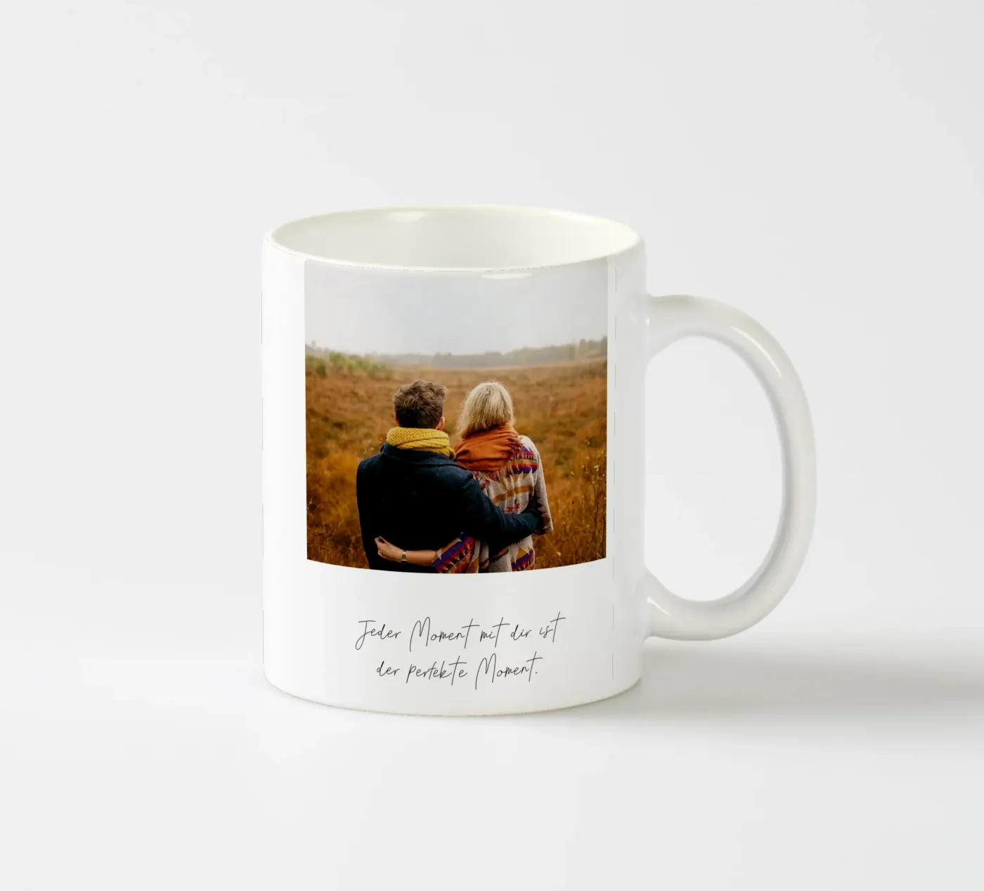 Mit dir ceramic mug by WORTSPIEL