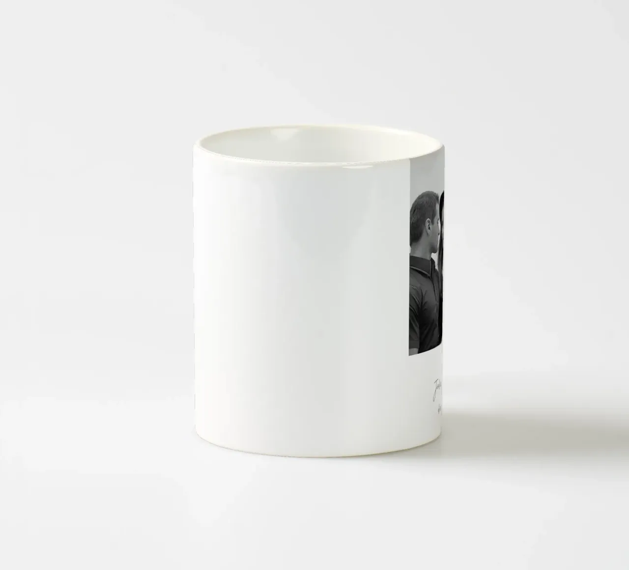 Mit dir tazza in ceramica da WORTSPIEL