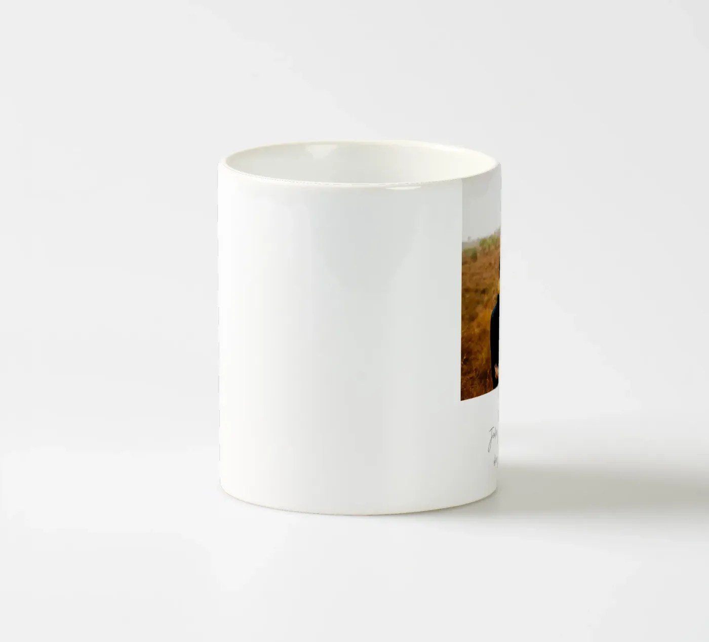 Mit dir ceramic mug by WORTSPIEL