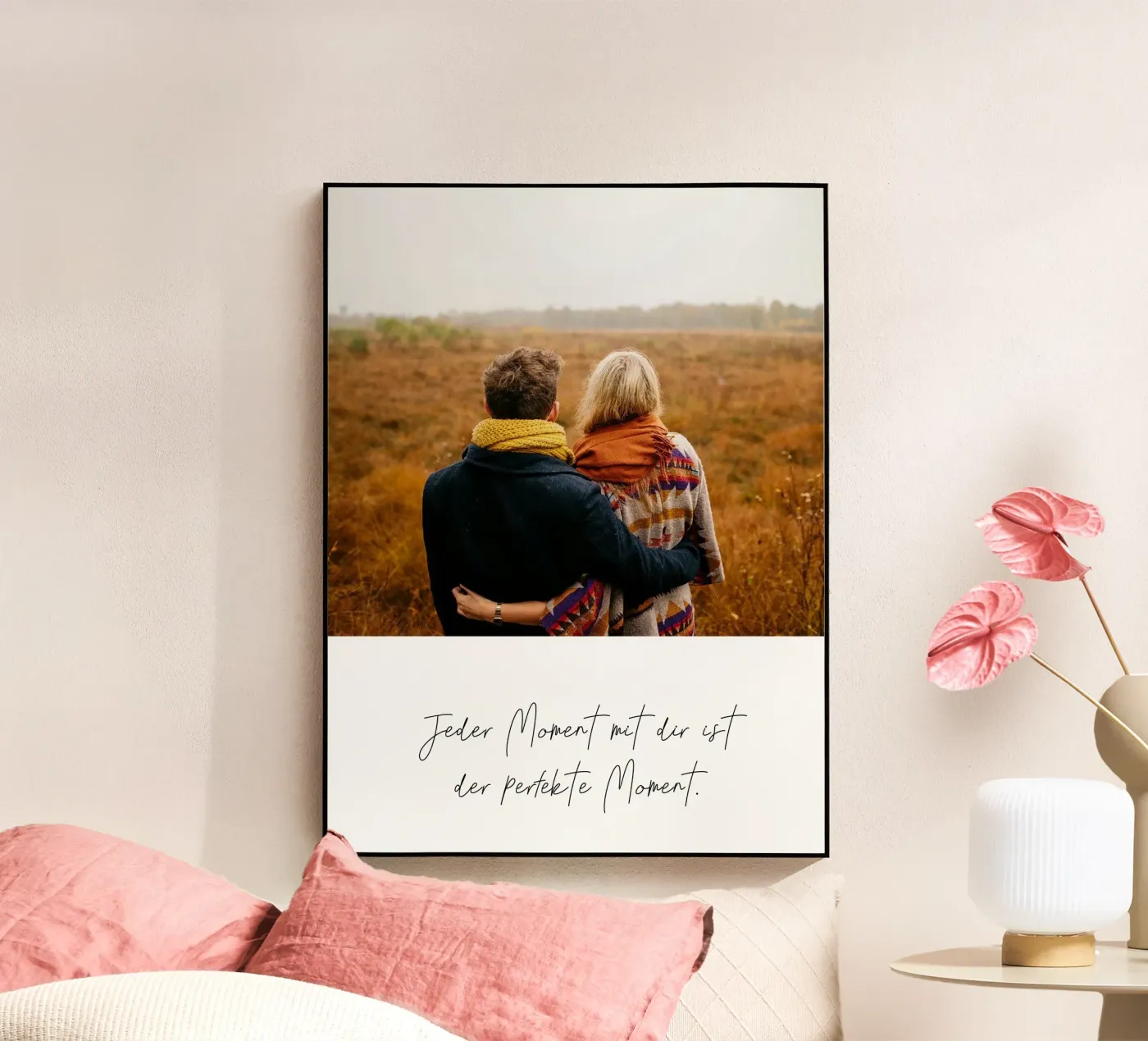 Mit dir acryl van WORTSPIEL