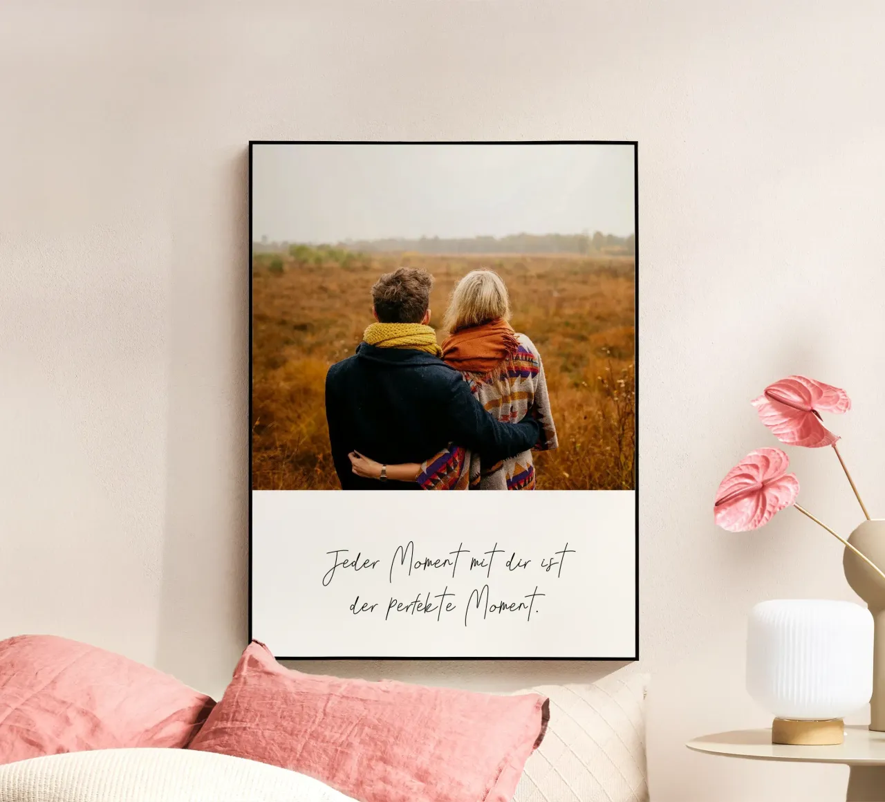 Mit dir acryl van WORTSPIEL