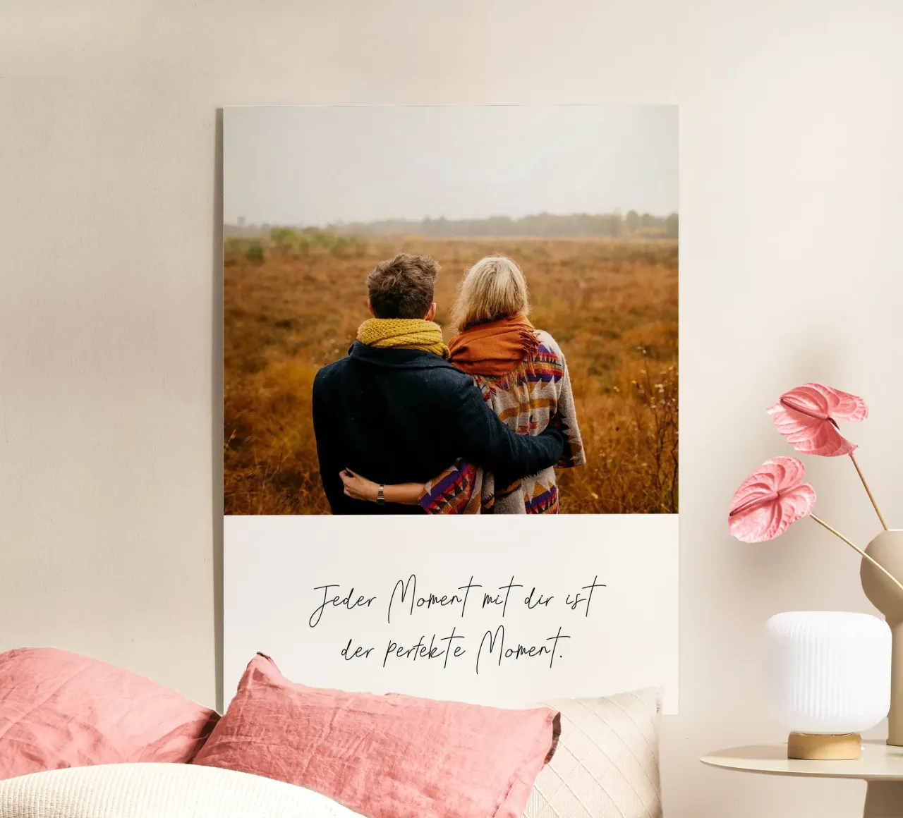 Mit dir acryl van WORTSPIEL