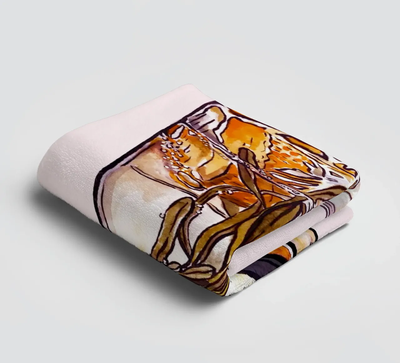 Citrus towel by Laura O'Connor