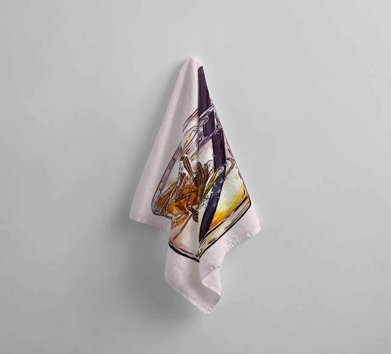Citrus towel by Laura O'Connor