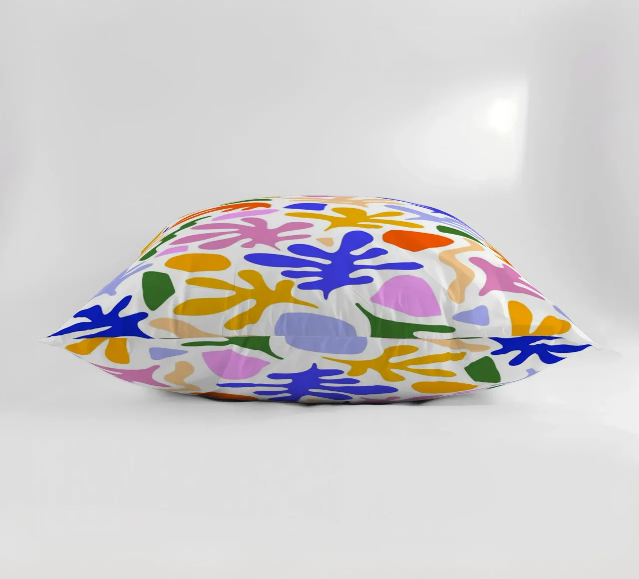 Matisse inspired Organic Shapes & Colours of Summer decorative cushion by Dominique Vari