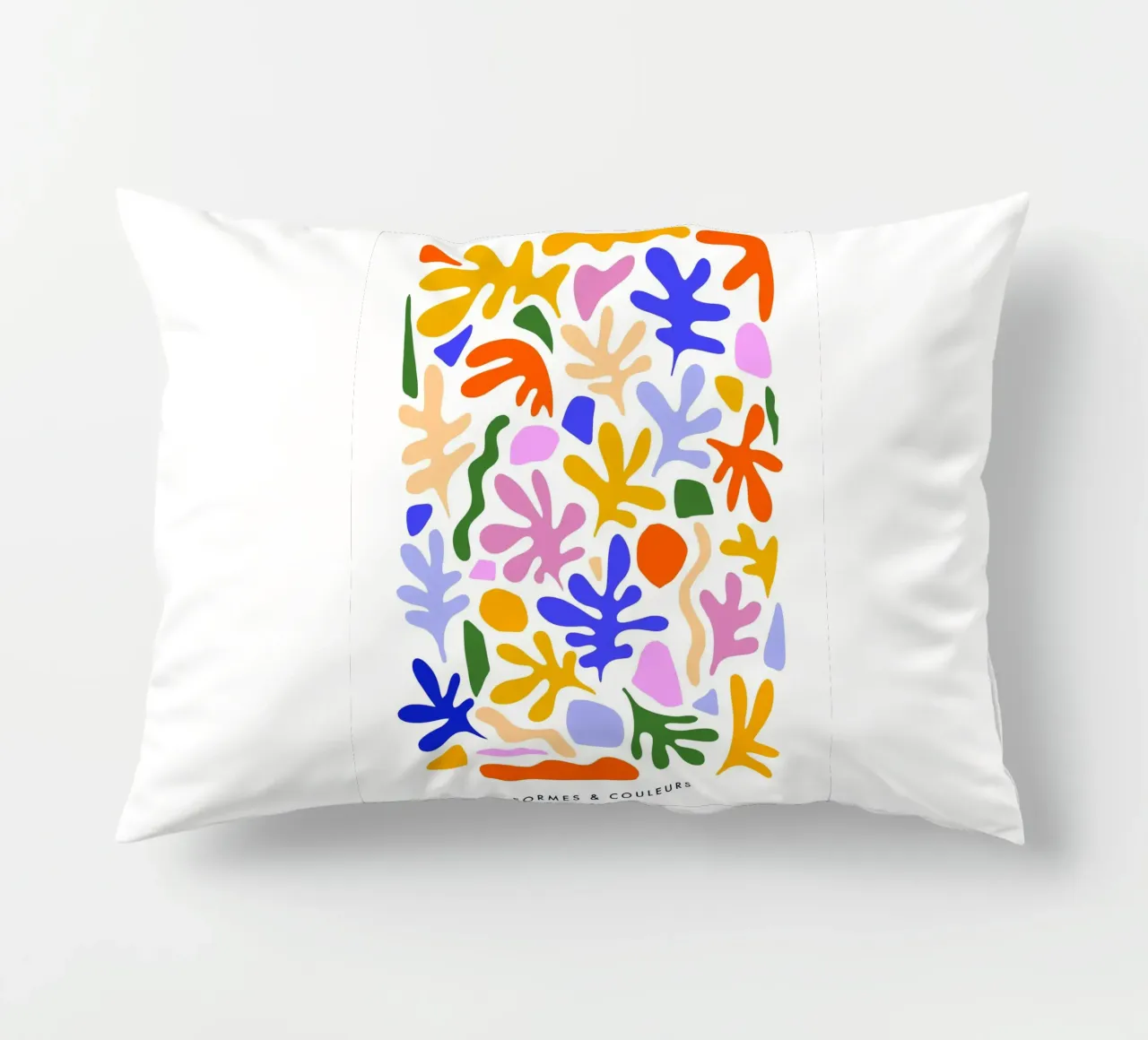 Matisse inspired Organic Shapes & Colours of Summer decorative cushion by Dominique Vari
