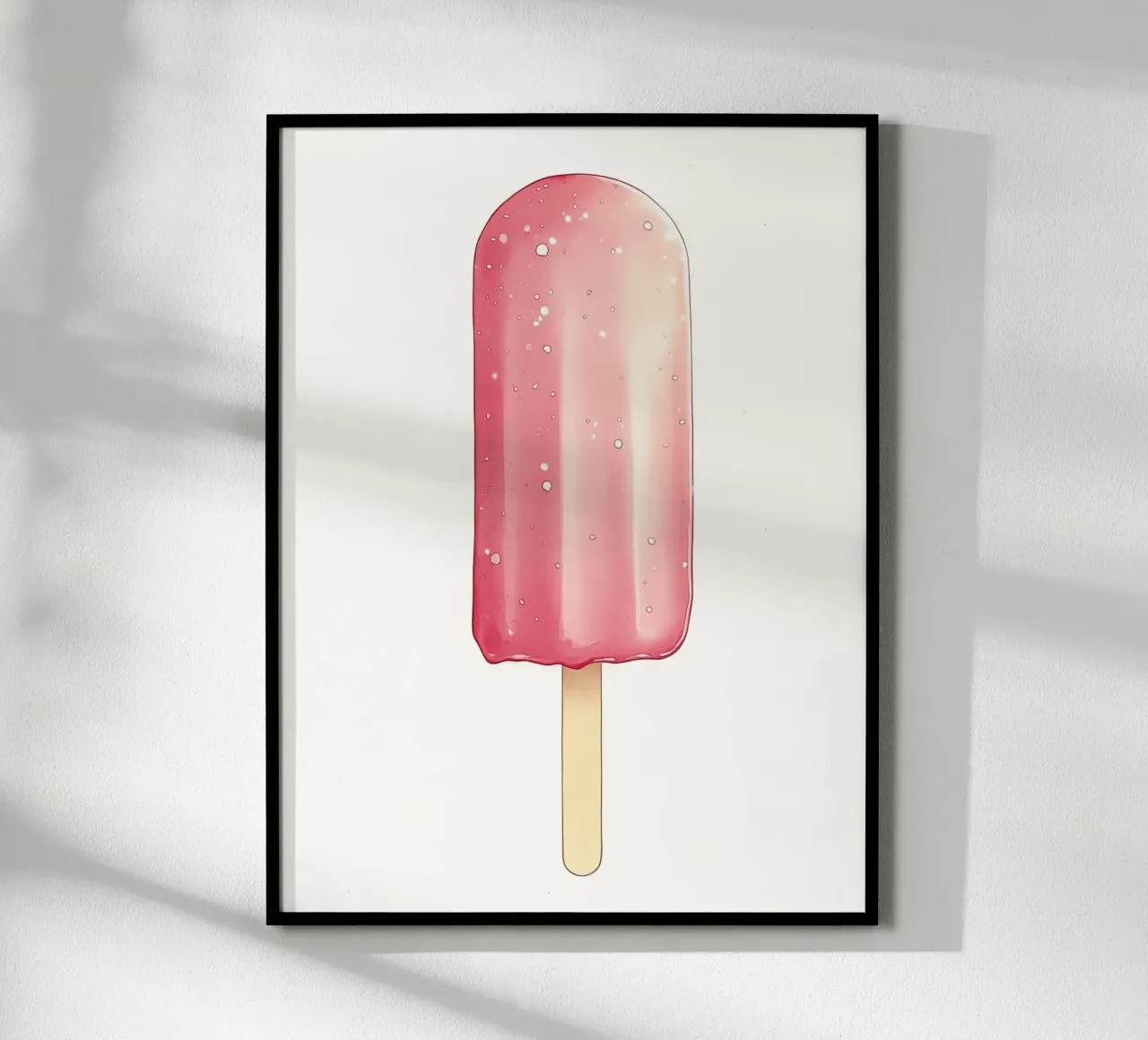 Glace Fruitée poster avec cadre en plastique de Spice & Style