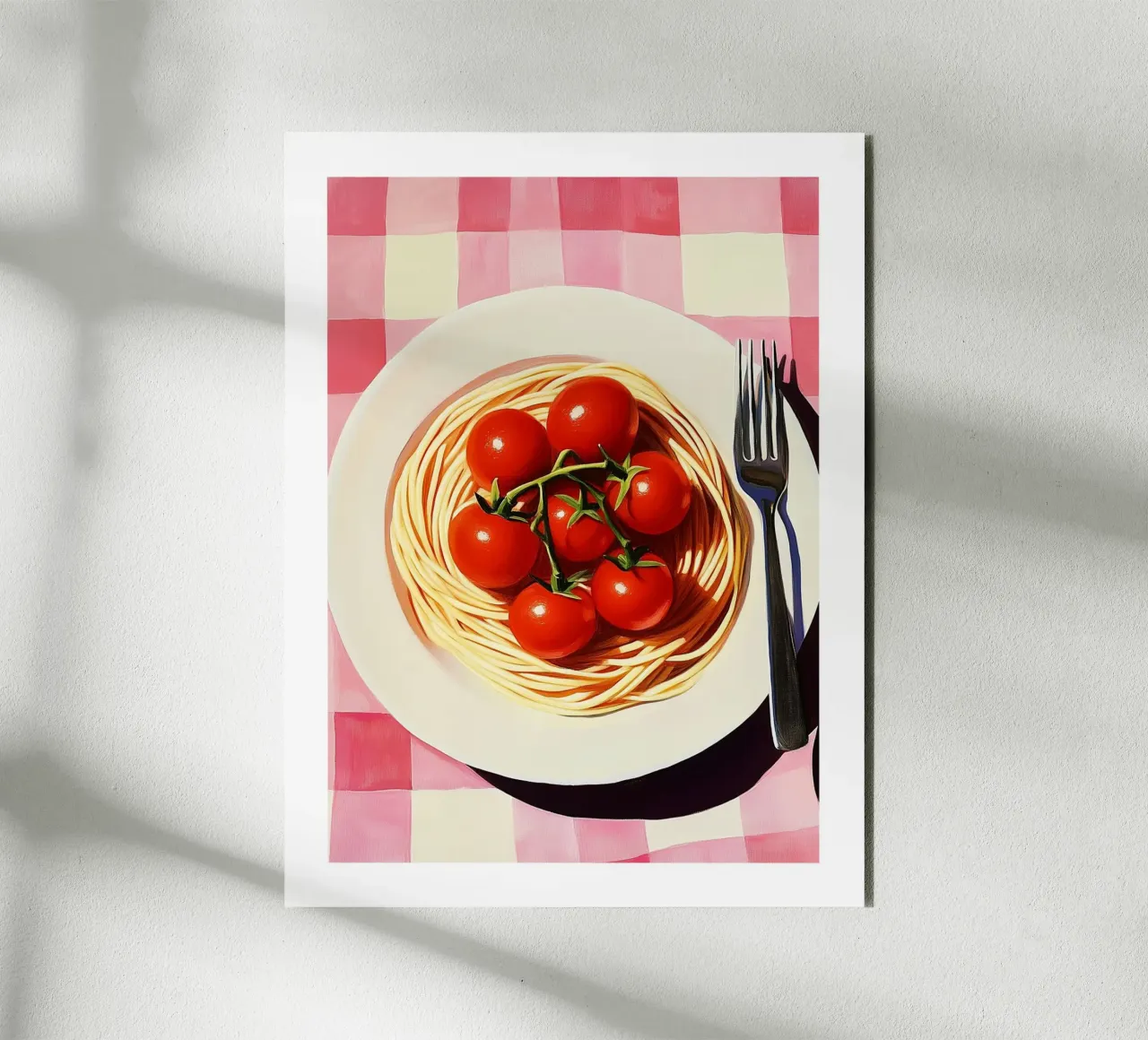 Spaghetti Tomates alluminio dibond da Spice & Style
