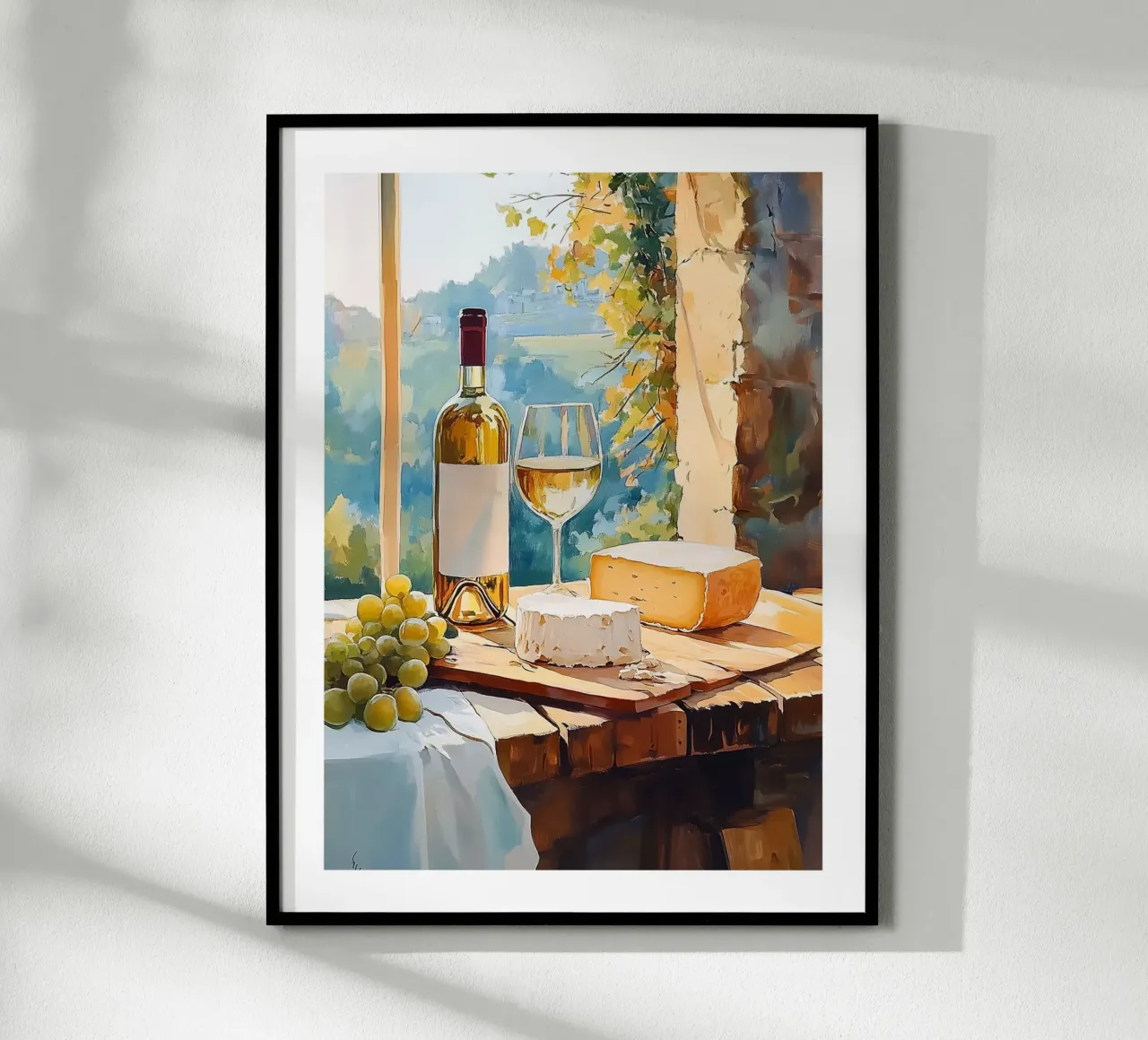 Vino e formaggio poster da Spice & Style