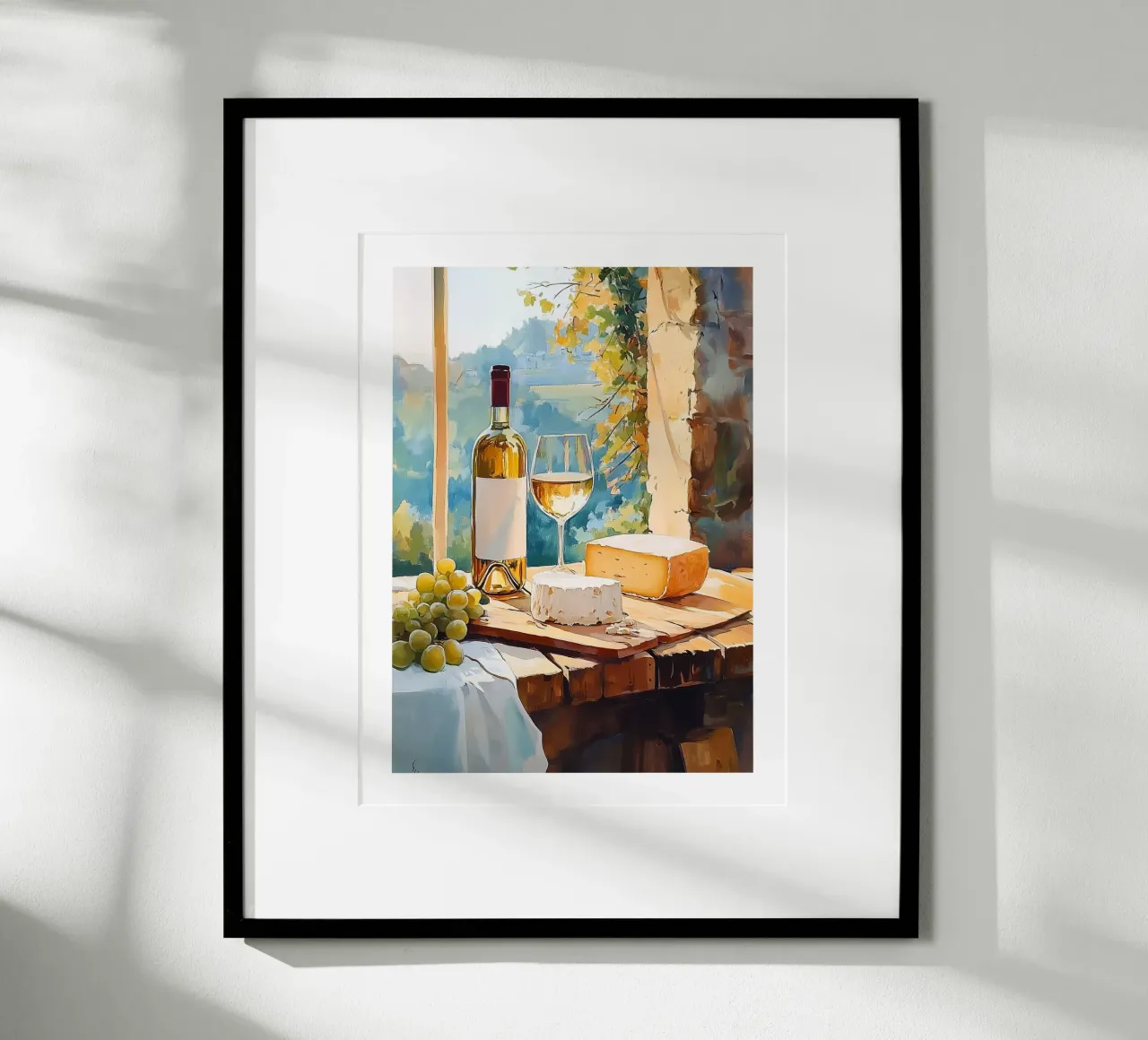 Vino e formaggio poster da Spice & Style
