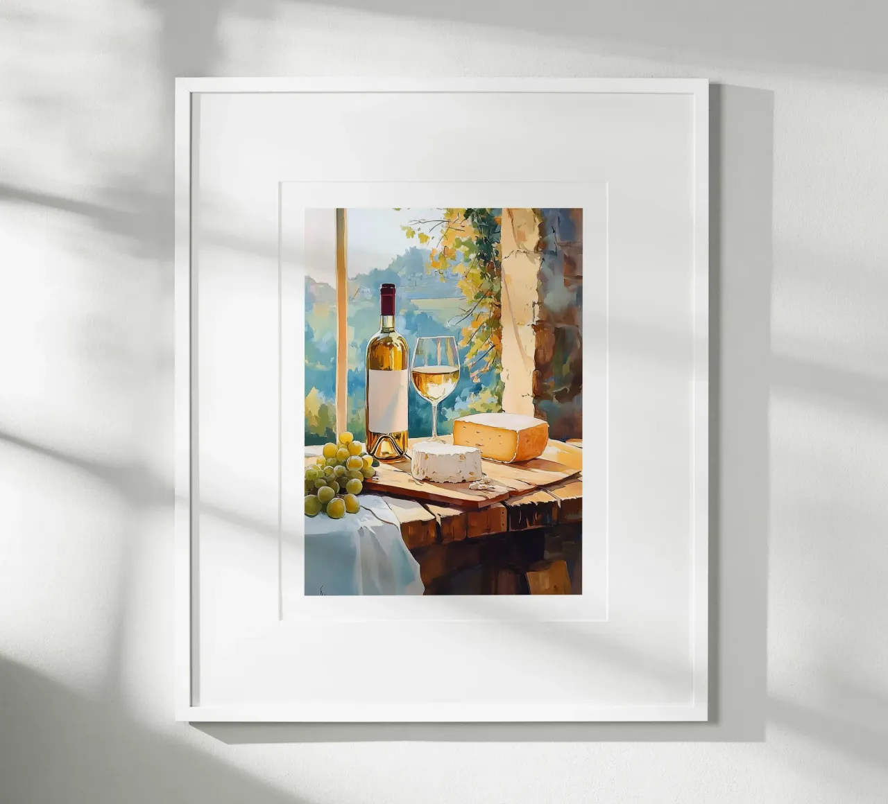 Vino e formaggio poster da Spice & Style